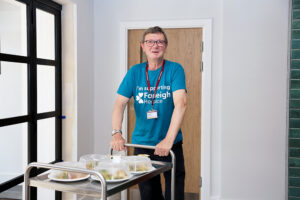 Hugh, café volunteer