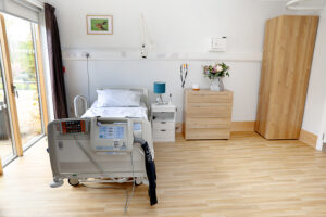 One of the new bedrooms on the Inpatient Unit