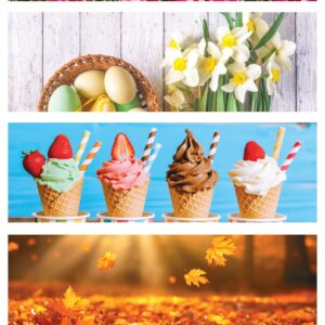 Seasonal scenes calendar 2027